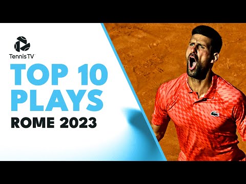 Djokovic's Crazy Defence & Sinner's Backhand Brilliance | Top 10 Plays Rome 2023