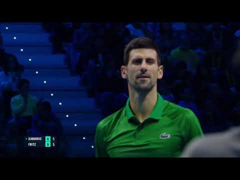 HIGHLIGHTS: Novak Djokovic vs. Taylor Fritz; 2022 ATP Finals Semifinal