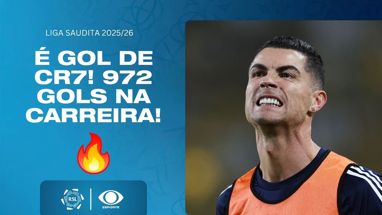Cristiano Ronaldo faz de falta e chega a 972 gols na carreira pelo Al Nassr
