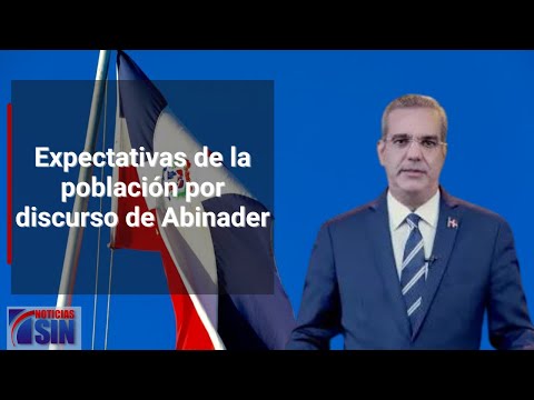 Expectativas de la población por discurso de Abinader