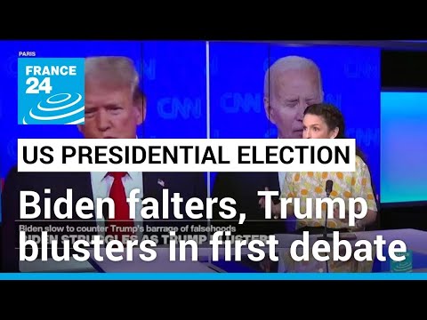 Biden falters as Trump unleashes falsehoods during presidential debate • FRANCE 24 English