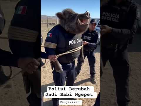 Viral!!! Babi Ngepet Ditangkap Polisi #shorts