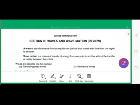 Waves and Wave Motion Explained | S.6 Physics Paper 2 Revision