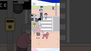 【ねむい子】長い信号待ち 寝てたら車に轢かれちゃう [ Sleepy child ] #shorts #games #ゲーム実況