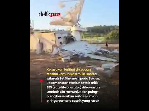 Hizbullah Hancurkan Stasiun Satelit Israel di Bet Shemesh