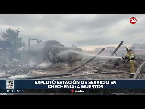 Explotó una estación de servicio en Chechenia dejando 4 fallecidos