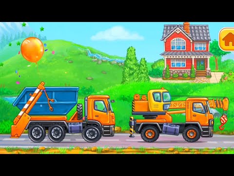 PERMAINAN EDUKASI ANAK MERAKIT DAN MEMBANGUN RUMAH DENGAN ALAT KONTRUKSI | GO KIDS