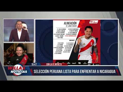 Willax Noticias Edición Central - MAR 22 - 3/3 - SELECCION PERUANA LISTA PARA ENFRENTAR A NICARAGUA