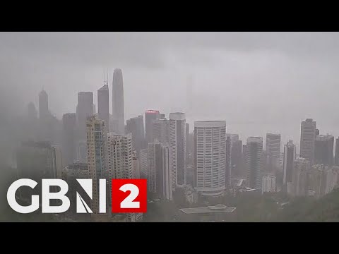 WATCH: Typhoon Ragasa hits China as Hong Kong braces for impact