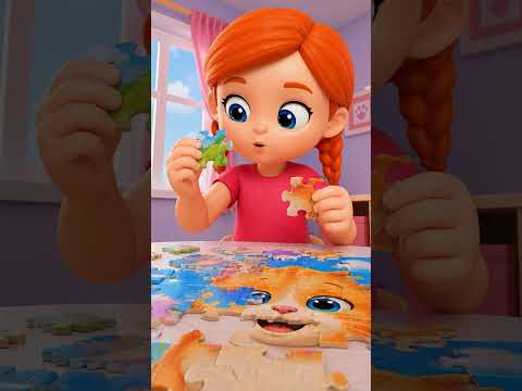Can Sophie Finish the Kitty Puzzle? 🧩🐱 | Fun Kids Song by Doggy Doggy Cartoons