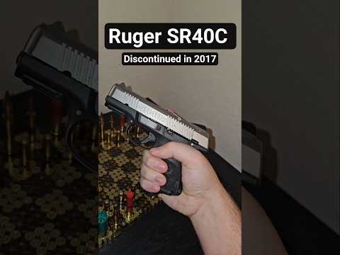 Grandpas Ruger SR40C .40 - The only handgun he keeps around the house, but he has a shotgun as well