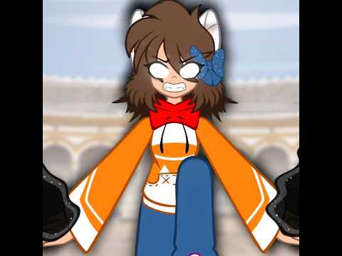 Darklyn Vs Elola 🌸 [Video With A Friend] #gacha #gachalife #animation