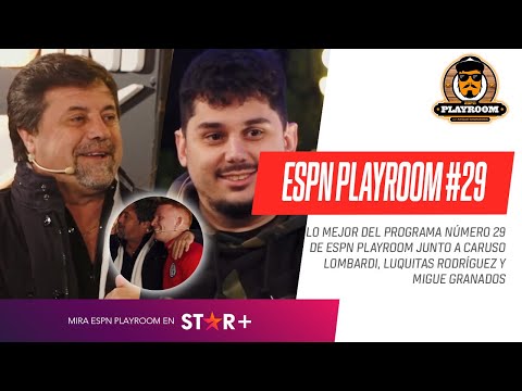 ¡Lo mejor de Migue Granados con Ricardo Caruso Lombardi y Luquitas Rodríguez en ESPN Playroom!