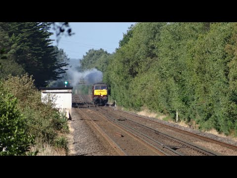 47812 picking up 44871 and its support coach from Swanage (03/07/24 and 04/07/24)