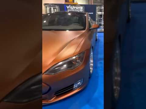 Building the Worlds First V8 Tesla🤯🌎 #richrebuilds #tesla #v8tesla