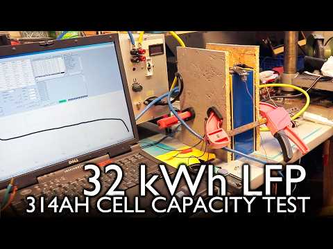 32 kWh LFP Project: Cell Capacity Test