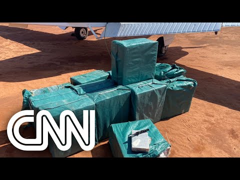 FAB intercepta avião e PF apreende 500kg de pasta de cocaína | NOVO DIA