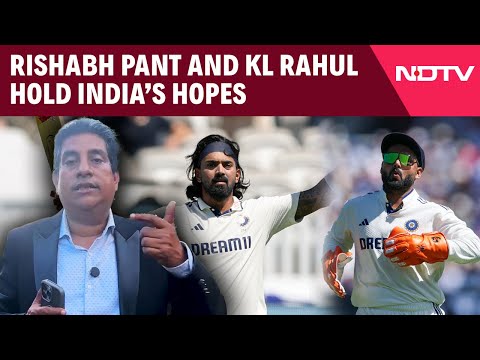India Vs England Lords Test | Rishabh Pant And KL Rahul Hold India’s Hopes In Tense Lord's Chase