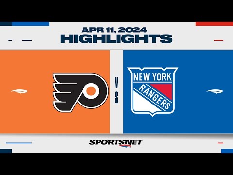 NHL Highlights | Flyers vs. Rangers - April 11, 2024