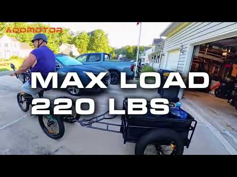 Haul More, Explore More! 🚴‍♂️ | Addmotor Central Tow Trailer for eTrikes