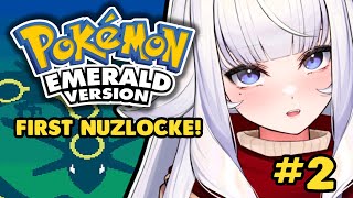 Vtuber’s 1st Nuzlocke Challenge! | Rustboro City Showdown | 【Pokémon E