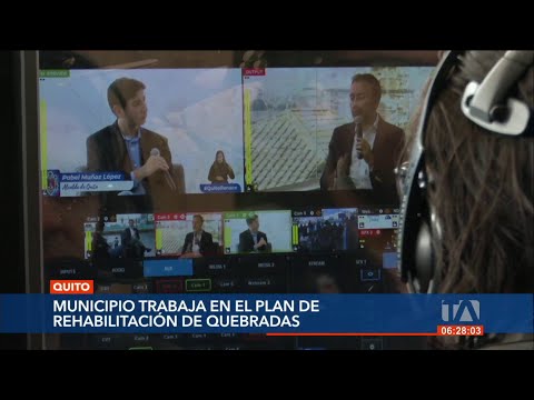 Alcalde de Quito asegura que trabaja en un plan para rehabilitar las quebradas de la ciudad