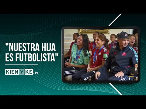 El jocoso error de Gustavo Petro durante reconocimiento a jugadoras sub-17