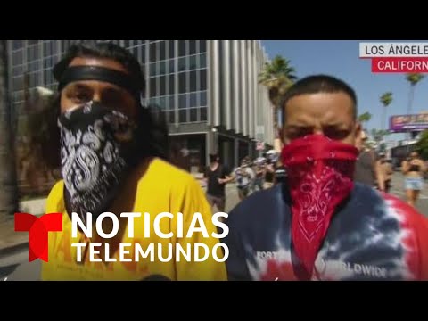Continúan las protestas masivas en las calles de Los Ángeles | Noticias Telemundo