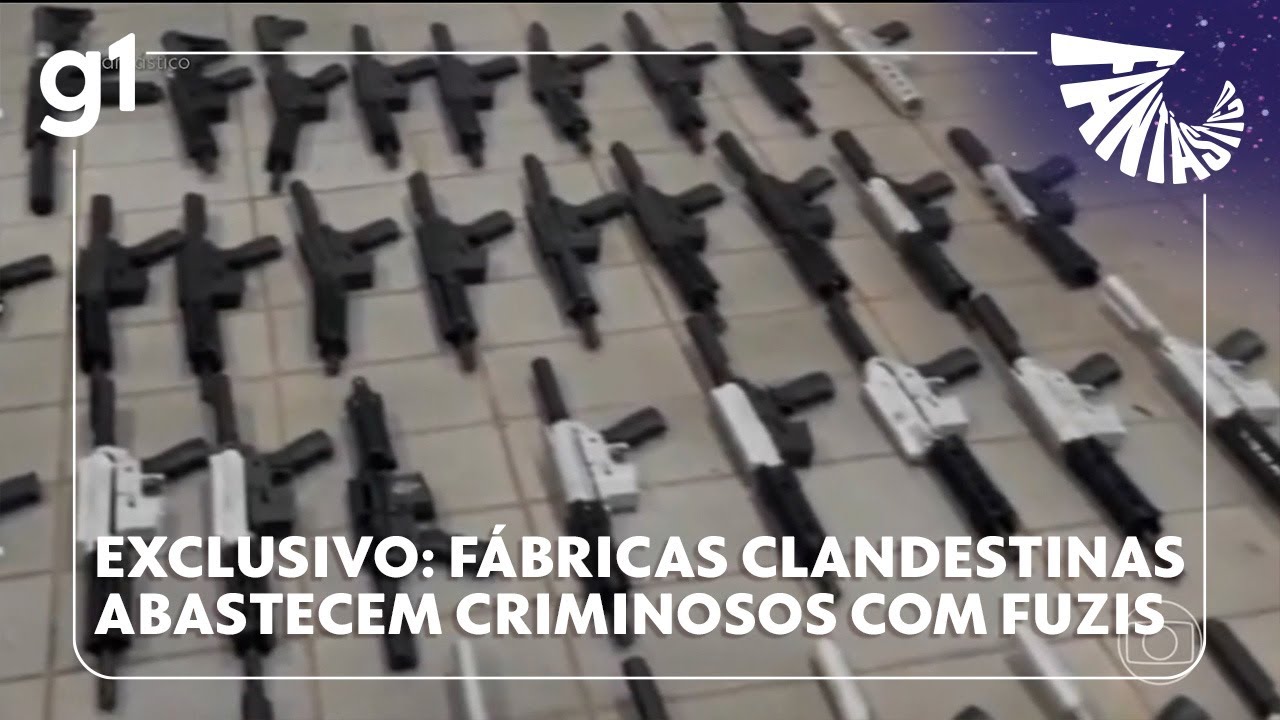 Exclusivo fábricas clandestinas abastecem criminosos com fuzis