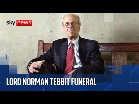 Leading Conservative figures gather for funeral of Lord Norman Tebbit
