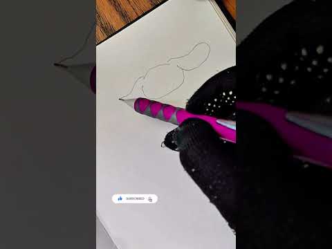 cicinnamon roll drawing in 10 sec