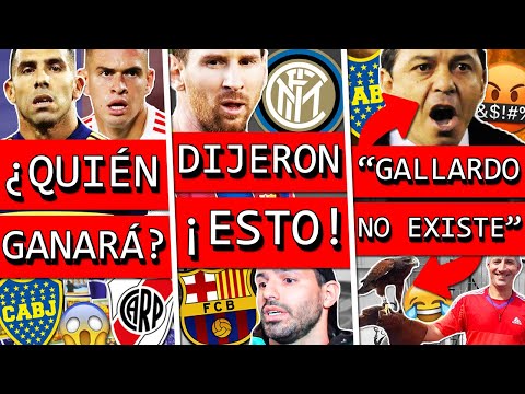 PREDICCIÓN de BOCA vs RIVER+ AGÜERO habla BARÇA ¿MESSI a INTER+ CRITICAN a GALLARDO ¿Fichan AGUILA