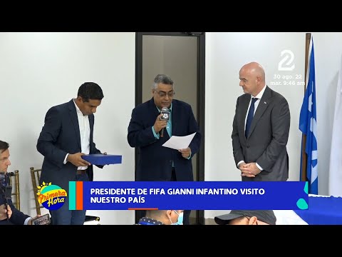 Gianni Infantino destaca labor de la Federación Nicaragüense de Fútbol