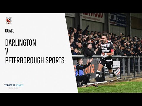 Goals: Darlington v Peterborough Sports - National League North