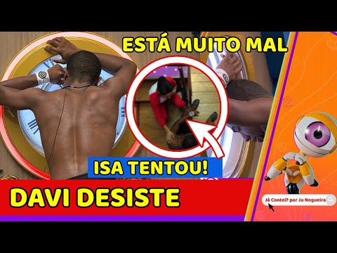 URGENTE! Davi DESISTE CHORA MUITO e tenta APERTAR O BOTÃO, MOTIVO CHOCA e MADRUGADA RENDE