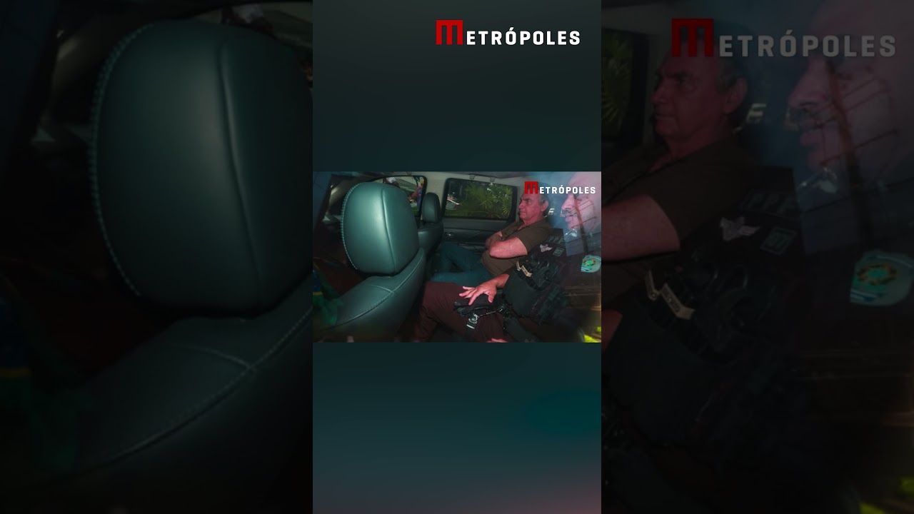 Acompanhe a saída de Bolsonaro da Superintendência da PF para a realização de exames