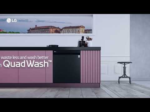 LG QuadWash Dishwasher comparison with Hand-wash