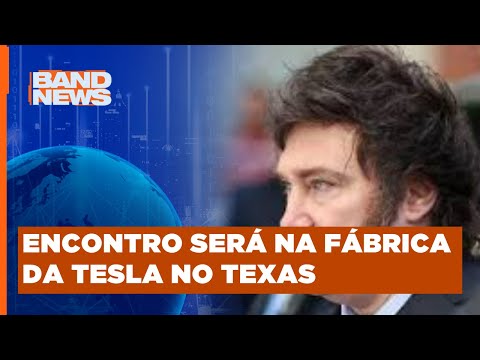 Milei vai se encontrar com Elon Musk nos Estados Unidos | BandNews TV