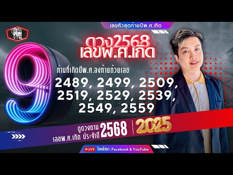 ดวงปี2568ตามเลขท้ายปีพ.ศ.248