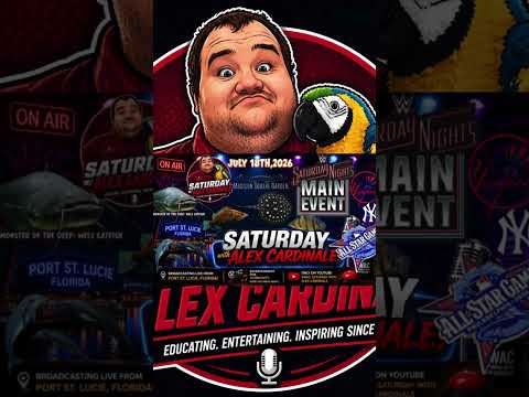 Saturday w/ Alex Cardinale 7/18/2026  Preview #saturdaywithalexcardinale