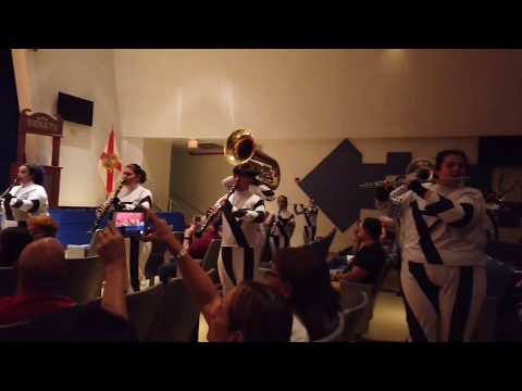 Miami Coral Park High School Band of Gold Ramapalooza performs Red 2019