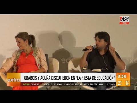 Argentinos por la educación no derribó la grieta entre Grabois y Acuña