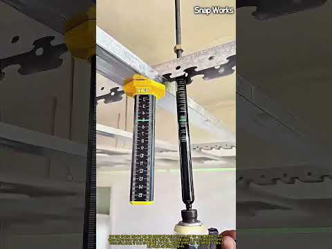 마그네틱 게이지와 레이저 레벨기를 활용한 천장 철골 프레임 수평 세팅 공정 #worker #process #<strong>construction</strong> #interiordiary #technique