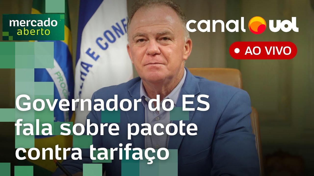 Lula lança pacote com crédito de R$ 30 bi contra tarifaço entrevista com governador do ES + ao vivo