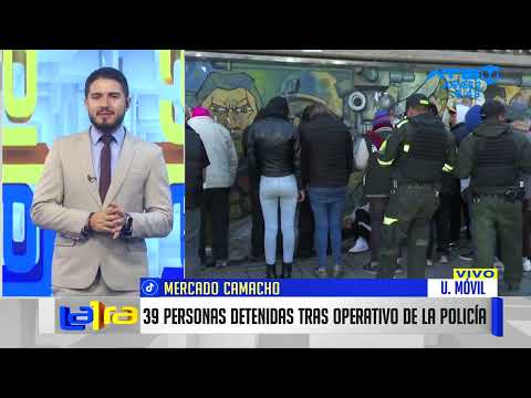 39 detenidos en operativos policiales nocturnos en La Paz