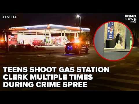 Seattle teens arrested after shooting up Portland gas station, carjacking rideshare driver