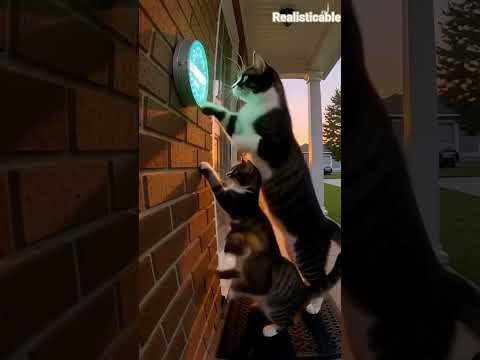 “Stack of Cats Meets Technology 😹🔔”