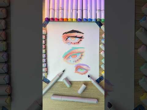 Probando los marcadores de alcohol Arrtx 🤩 #dibujos #drawing #art