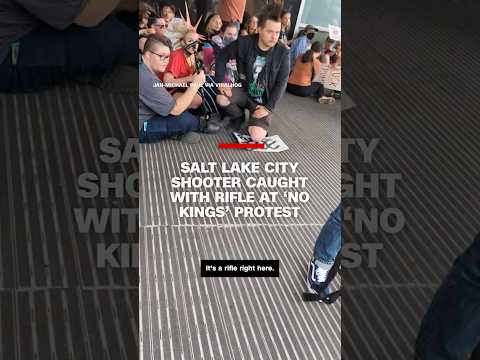 Salt Lake City shooter caught with rifle at ‘No Kings’ protest