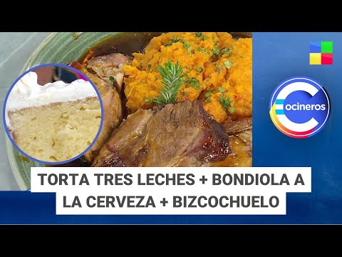 Torta tres leches + Bondiola a la cerveza + Bizcochuelo #CocinerosArgentinos | Programa (17/09/2024)